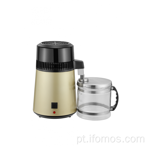 Novo Design 4L Destilador de água em aço inoxidável